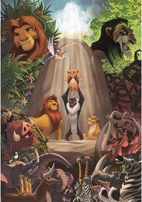 Disney Az Oroszlánkirály Legacy 1000 db-os Compact puzzle Clementoni