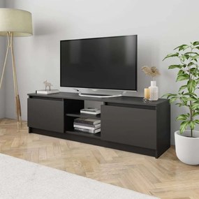 vidaXL fekete forgácslap TV-szekrény 120 x 30 x 35,5 cm
