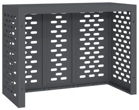Légkondicionáló fedél antracit 110x50x80 cm acél