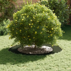 vidaXL Alkalmas lapos fa gyűrűkhez 5 pcs Oliva zöld Ø60 / 90 cm Acél