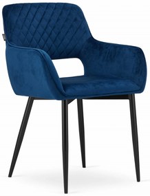 PreHouse AMALFI szék - kék bársony