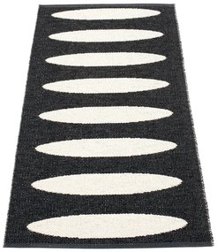 Fekete kültéri-beltéri futószőnyeg 70x150 cm Ella Black – Pappelina