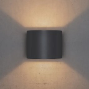 Brilagi - LED Kültéri fali lámpa RONDO LED/6W/230V antracit IP54