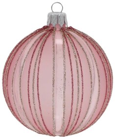3 db-os világos rózsaszín karácsonyfadísz szett - Ego Dekor