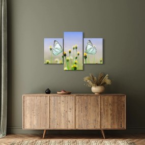 Pillangók eképe a virágon (90x60 cm)