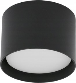 GX53 Kerek Falra Szerelhető Lámpatest, Fekete