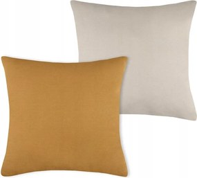 Duo párna 50x50 méz bézs dekoratív boglárka kétoldalas betét