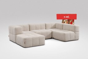 5 Teiliges Modulares Sofa – Beige