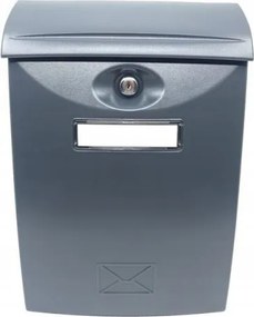 Postaláda Abs grafit hamu Gjm levéltartó A4 2 kulcsok