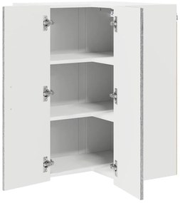 Fali konyhaszekrény Szürke Sonoma 57 x 57 x 80 cm Faanyag