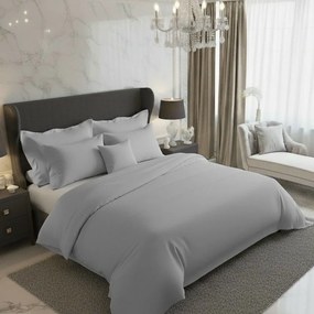 Kvalitex Luxury Collection szatén ágyneműhuzat világosszürke, 140 x 200 cm, 70 x 90 cm