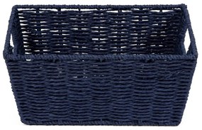 Compactor ETNA kézzel kötött kosár, 31 x 24x 14 cm, kék