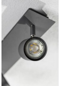 Lámpa Mennyezeti lámpatest VENETO, IP20, max. 20W, 3 x GU10, kör, fekete