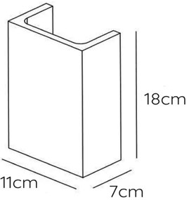 Lucide 35201/18/31 - Fali lámpa GIPSY 1xG9/40W/230V fehér