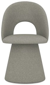 Szürke kárpitozott étkezőfotel Kalo – Makamii