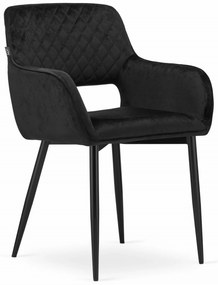 PreHouse AMALFI szék - fekete bársony
