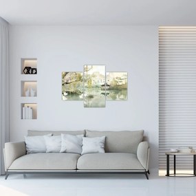 Kép - Kínai tó (90x60 cm)