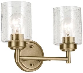 Kichler KL-WINSLOW-2W-NBR - Fali lámpa WINSLOW 2xE27/60W/230V réz