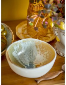 Krémszínű kőedény tálka szett 4 db-os 525 ml Lacey – Bloomingville