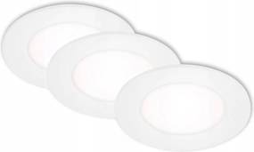 Briloner Led süllyesztett lámpa 3 db 3W fehér, 8,6 cm, 4000K (7125-436)