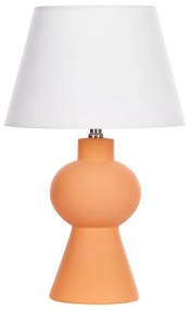 Narancssárga kerámia asztali lámpa FABILOS Beliani
