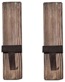 KÉSZLET 2x Fali polc RAF fenyő