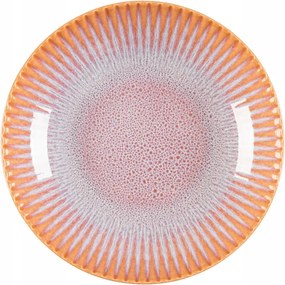Lubiana Stoneware Mélytányér 22,3 cm Blush S011T Lazacszínű