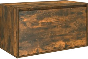 vidaXL füstös tölgy színű szerelt fa előszobapad 80 x 40 x 45 cm