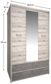 Szekrény Jess new (nairobi geszteny + onyx). 1119755