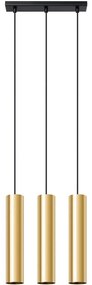 Sollux SL.1201 - Csillár zsinóron LAGOS 3xGU10/10W/230V arany
