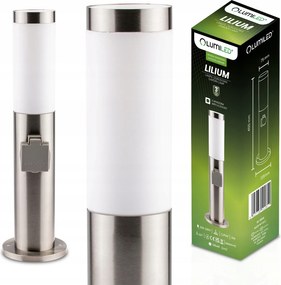 Kerti Álló Lámpa Kültéri Led Oszlop 45cm E27 Foglalattal 230V IP44