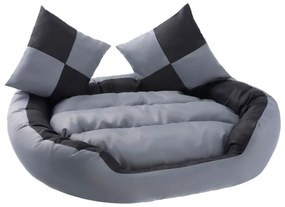 PESTUFF Kutyafekhely 75 x 80 x 20cm szürke/fekete