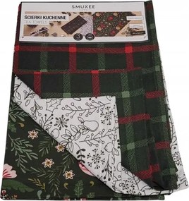 2 db-os karácsonyi konyharuha szett 100% pamut Smukee 40x60 cm
