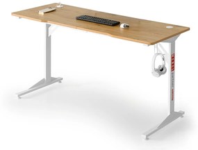 PC asztal Matts 140 (tölgy + fehér). 1109790