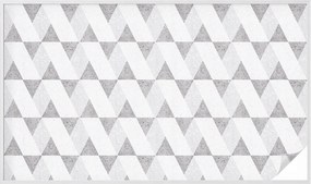Öntapadós Ablakfólia Adatvédelem Szürke háromszögek 200x116