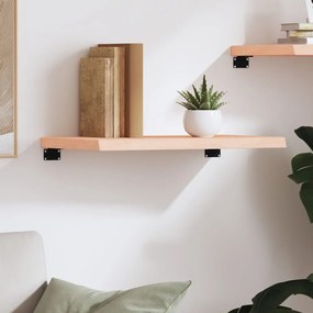 kezeletlen tömör tölgyfa fali polc 60x40x(2-4) cm