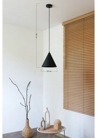 Duolla - IRONLINE kábeles függőlámpa 1xG9/3W/230V, átm. 25 cm, fekete