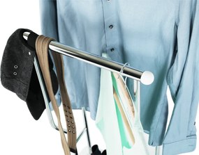 Fogas, néma szolga, króm + fehér, ELIAS