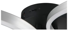 Fekete-ezüstszínű LED dimmelhető mennyezeti lámpa Caruso – Trio