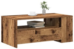 Kávézóasztal Öreg Fa 102x55x43,5 cm Mérnöki Fa