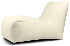 Krémszínű buklé babzsákfotel Lounge – SLOWDOWN