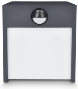 Brilagi-LED kültéri fali lámpa szenzorral TERNI LED/12W/230V antracit IP44