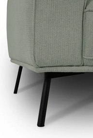 Zöld zsenília sarokkanapé (jobb oldali-L alakú) Amsterdam – Scandic