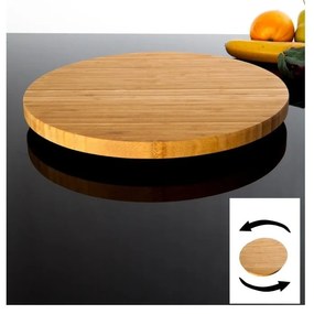 Fiesta forgó bambusz tálca - Bambum