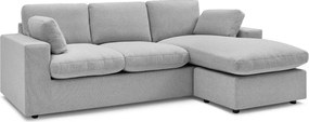 Világosszürke sarokkanapé Belair – Bobochic Paris