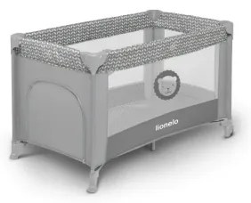 Lionelo - Utazó kiságy STEFI szürke