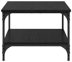 vidaXL Dohányzóasztal Fekete tölgy 55 x 55 x 40 cm Faanyag