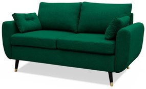 Lucyna 2-es (fix) kanapé, méregzöld