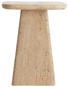 Tárolóasztal kő asztallappal 40x40 cm Kepami – Light &amp; Living