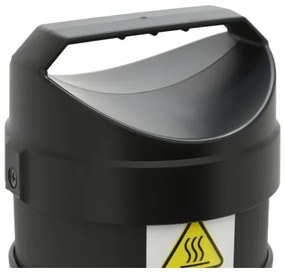 Infravörös álló fűtő 1000W/230V IP44 fekete